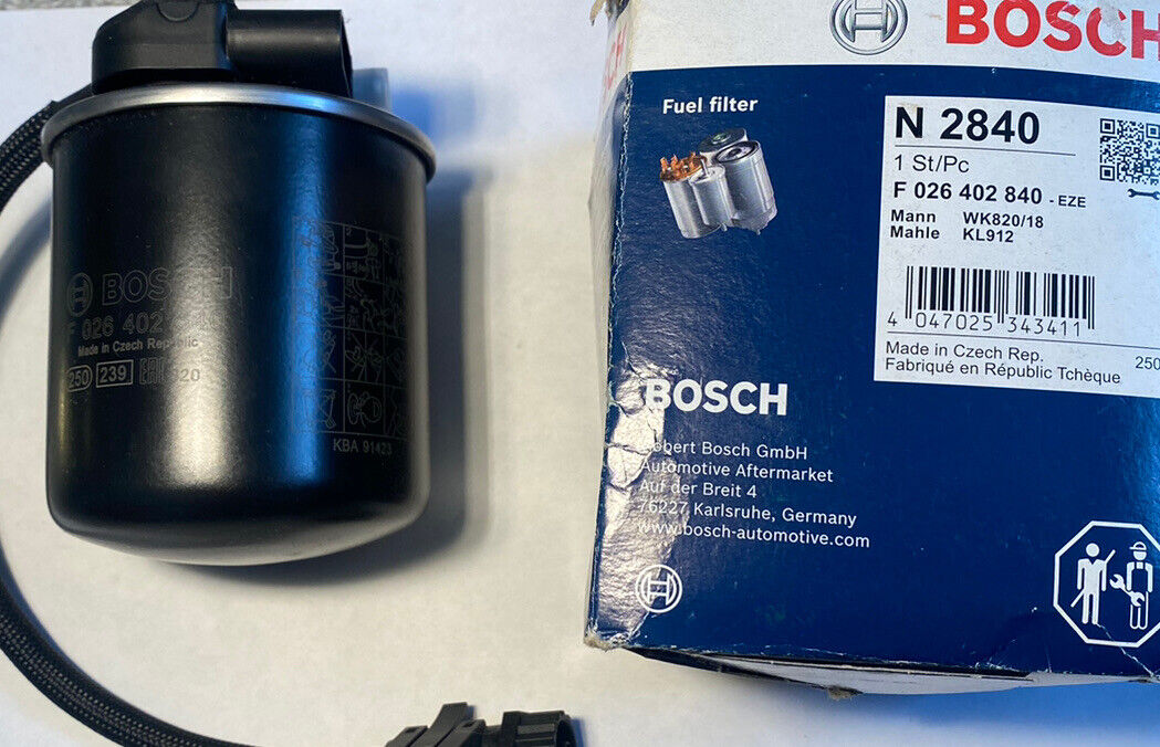 NEW OEM FUEL FILTER BOSCH F026402840 MERCEDES-BENZ